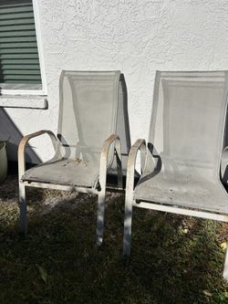 Rusty Patio Chairs