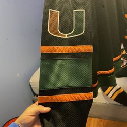Miami Hurricanes Hockey Jersey 