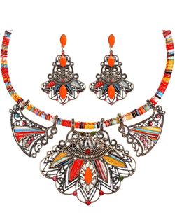 Necklace and Earrings
