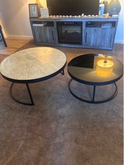 double set coffee tables