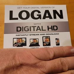 DIGITAL MOVIE LOGAN $4.00 OR TRADE FOR A MOVIE TITLE  I DO NOT OWN.
