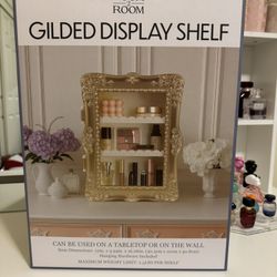 Gilded Display Shelf