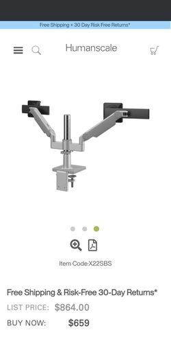 Humanscale Double Monitor