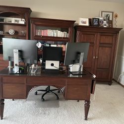 Ethan Allen British Classics 5 Price Solid Wood Study Set 