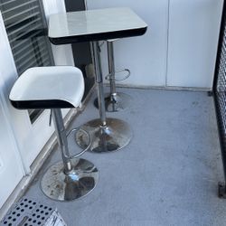 Bar Stool Table Set