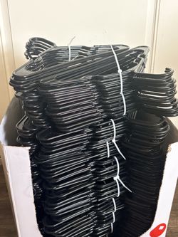 Hangers—Black Plastic