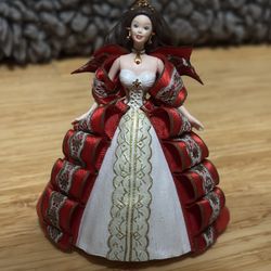VINTAGE COLLECTORS 1997 Holiday Barbie Hallmark Ornament By Mattel