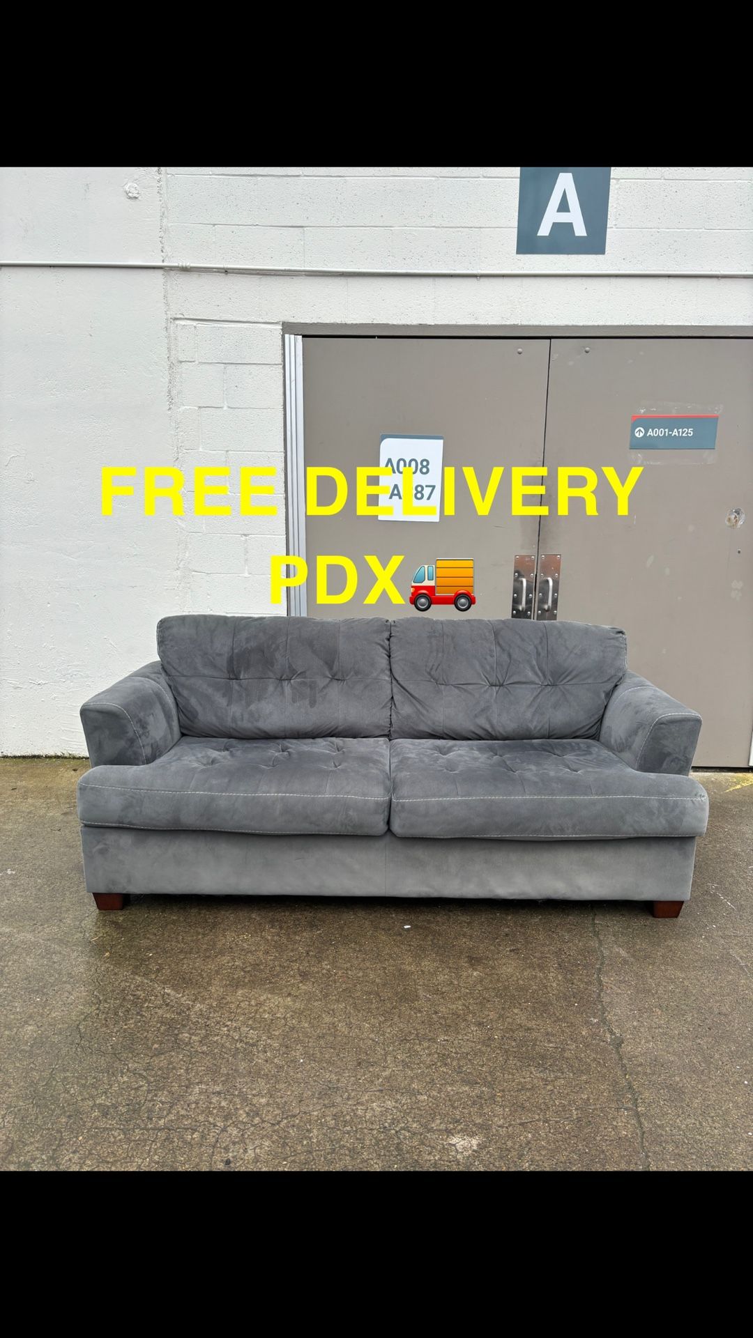 Slate Blue Sofa Couch FREE DELIVERy