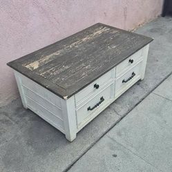 Coffee table with storage