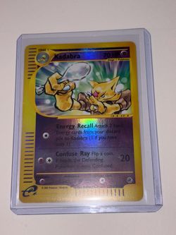 Kadabra Reverse Holo Pokémon Card 2002