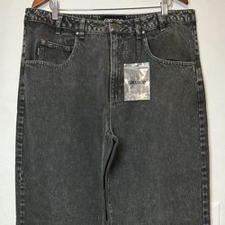 GX1000 Baggy Skateboarding Pants Size 38 Charcoal NWT