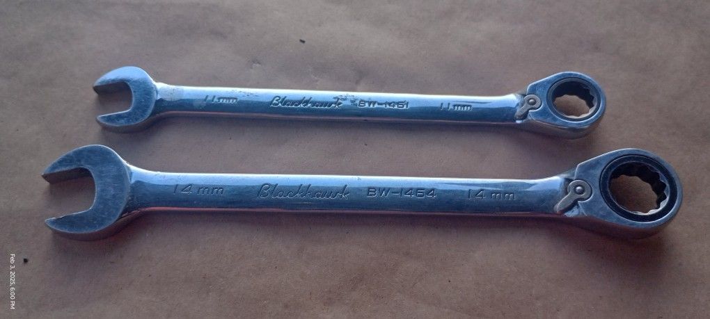 Black Hawk Selectable Ratchet Wrenches