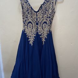 Blue Dress (size: 4)