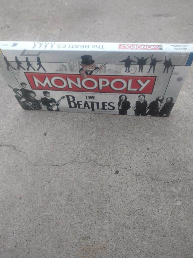 Beatles Monopoly New Factory Sealed No Offers No Trades 75th Ave Indian School Serious Buyers Only Please