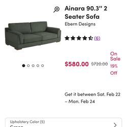 Green Wayfair Couch