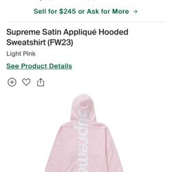 Supreme Satin Hoodie 2023