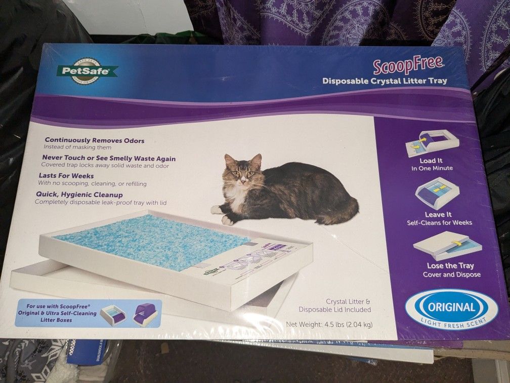 Crystal Litter Trays 12 Along With Working Electric Litter Box