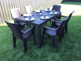 Moderno Juego de muebles para exteriores de excelente calidad y muy espaciosos