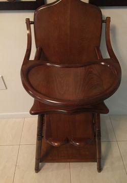 Antique high chair
