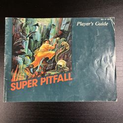 Super Pitfall Manual for Nintendo Entertainment System NES