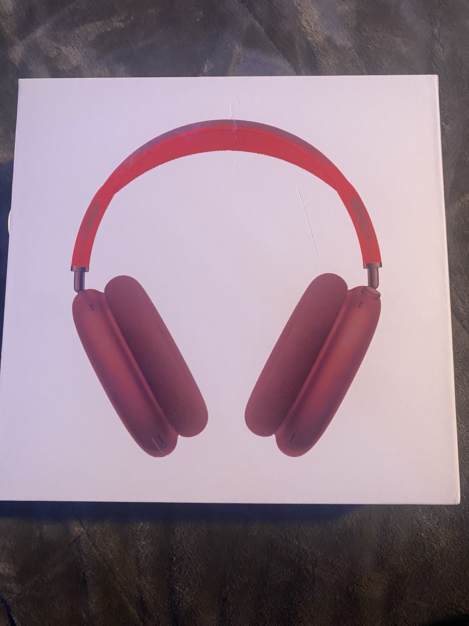 Airpods Max Red Headphones
