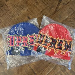 Supreme FW 25 Week 9 New Era® Outline BeaniE Red & Navy