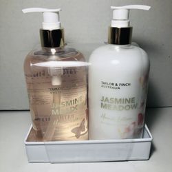 New 3 piece Taylor and Finch Australia hand wash and lotion set