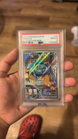 Squirtle Illustration Rare Stellar Crown PSA 10