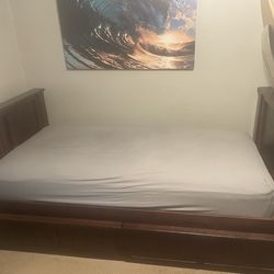 Twin bed and mattress included
