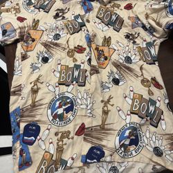 Warner Bros Button Up Shirt