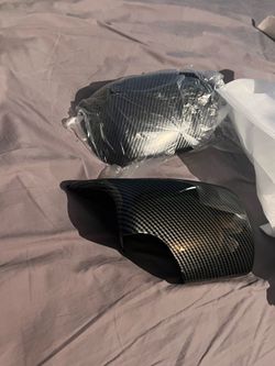 E46 carbon fiber mirror caps