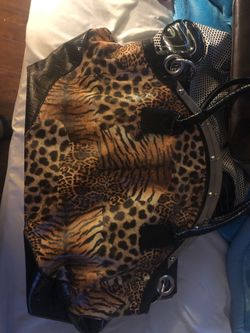Leopard women purse