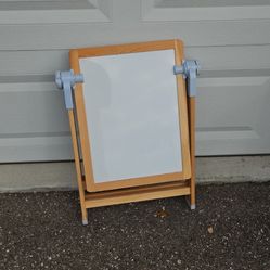 Kids White Board/ Chalk Board Combo 