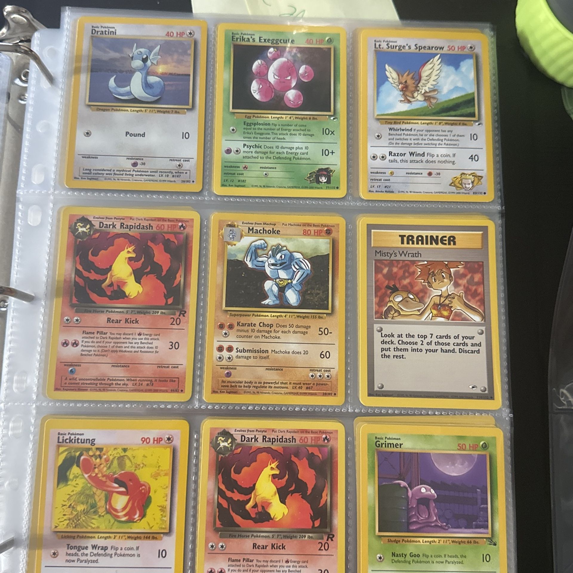 Vintage Pokemon Cards 