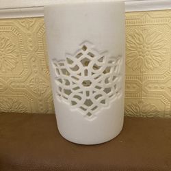 Candle Votive Snowflake Design 