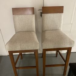 x2 Custom Bermex Casual Dining Counter Bar stools