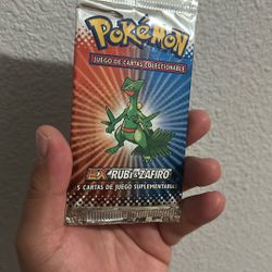 x1 Sealed Booster Pokemon VINTAGE EX Ruby & Sapphire (SPANISH) 2003 