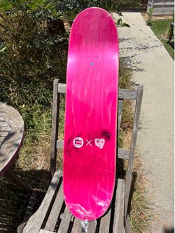 Hot Pink Skateboard Deck!!