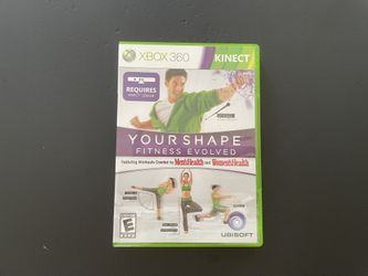Xbox Kinect 360 Your Shape Evolved game