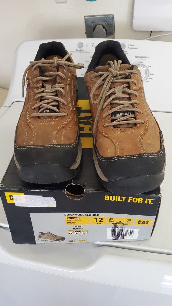 Caterpillar Composite Work Boots Sz 12