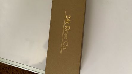 24K gold dipped rose