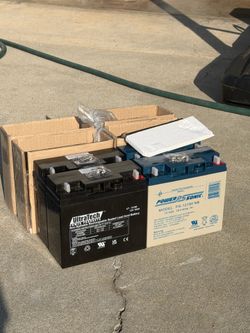 (4) USED E-BIKE BATTERIES (28v-18 amp)