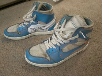 Off-White x Nike Air Jordan 1 UNC Sneakers