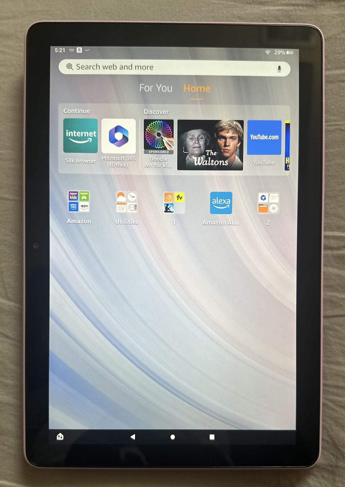 Amazon Fire HD 10, Purple 64 GB