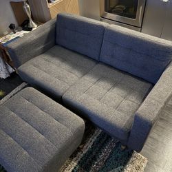 Morabo Loveseat And Ottoman 