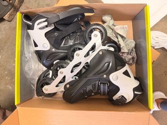 MammyGol Adjustable Inline Skates Rollerblades – 80mm Wheels + Box