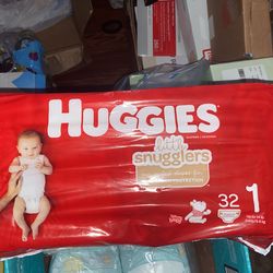 Huggies Size 1 Diapers 