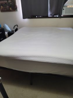 King size mattress and frame