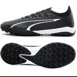 Brand New Puma Ultra Ultimate Cage Turf Eclipse Pack
Black Turf Soccer Shoes Sizes 9, 11