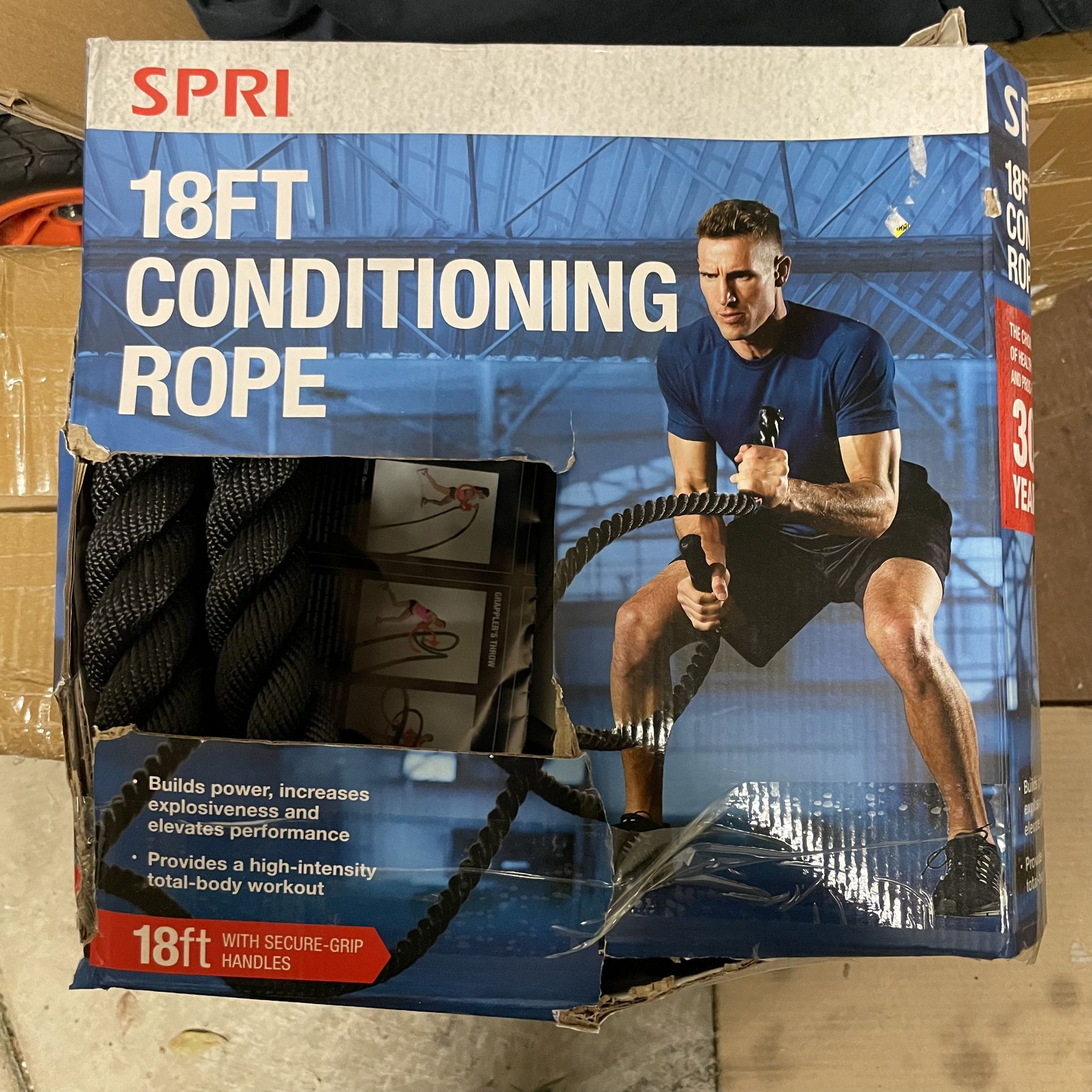 Spri Battle Ropes Conditioning Rope NEW